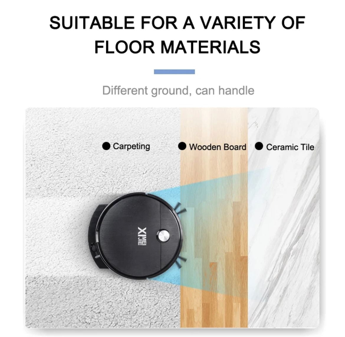 Aspirador robot com mopa