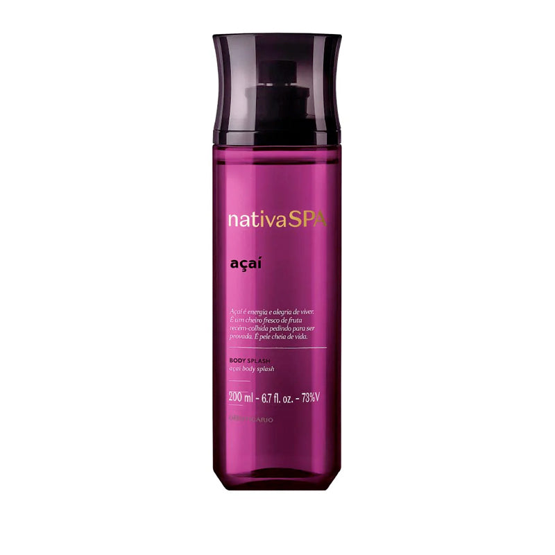 Body Splash Nativa Spa Açaí, 200ml