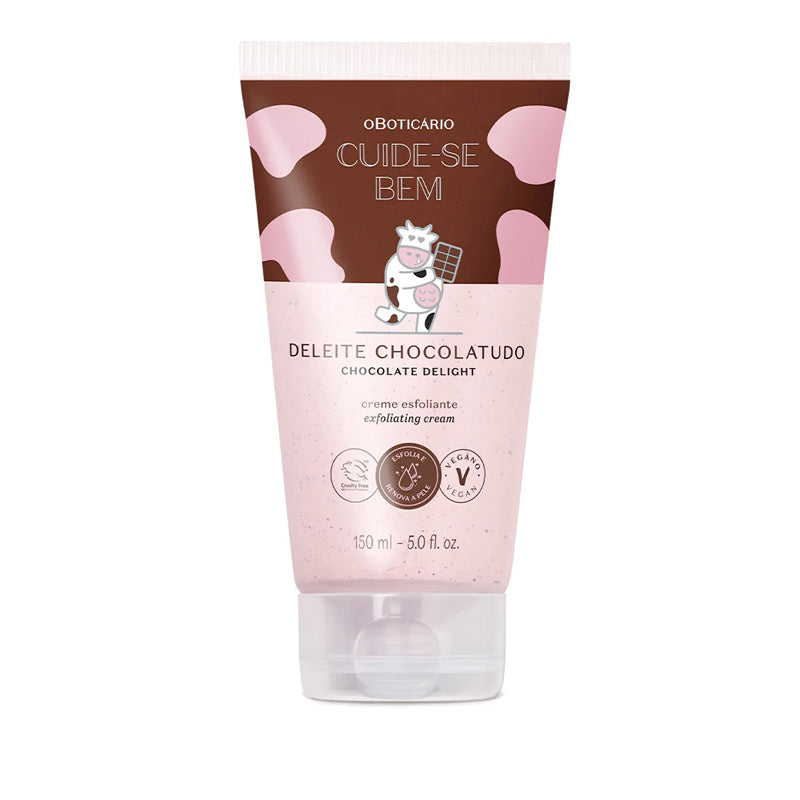 Creme Esfoliante Corporal Cuide-se Bem Deleite Chocolatudo 150ml