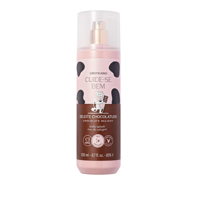 Body Splash Cuide-se Bem Deleite Chocolatudo, 200ml