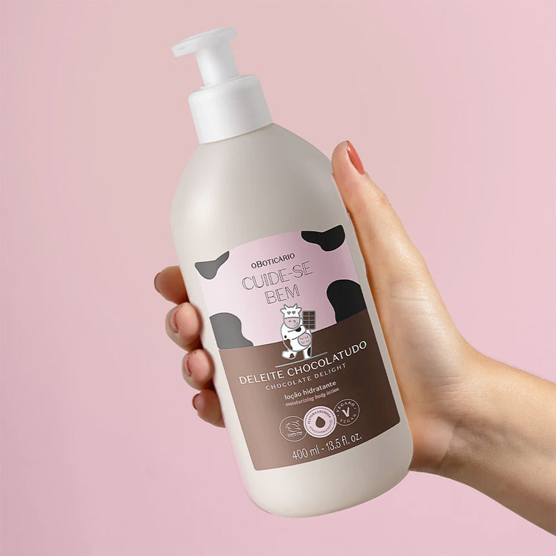 Loção Hidratante Corporal Cuide-se Bem Deleite Chocolatudo 400ml
