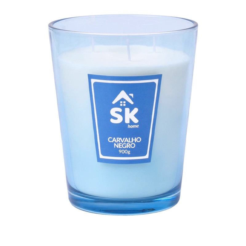 Vela Perfumada Azul 13X17 cm SK 0265-08