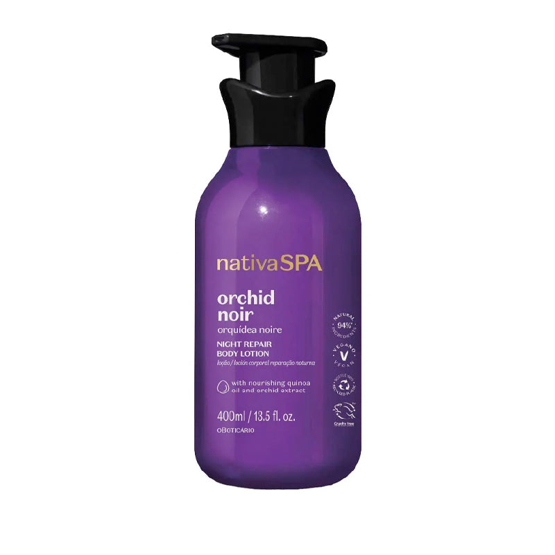 Loção Corporal Nativa Spa Orquídea Noire, 400ml