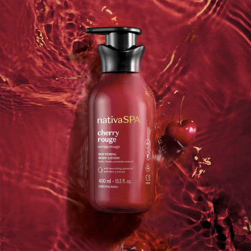 Loção Corporal Aveludada Nativa Spa Cereja Rouge 400ml